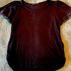 Kim and Cami M Black t shirt